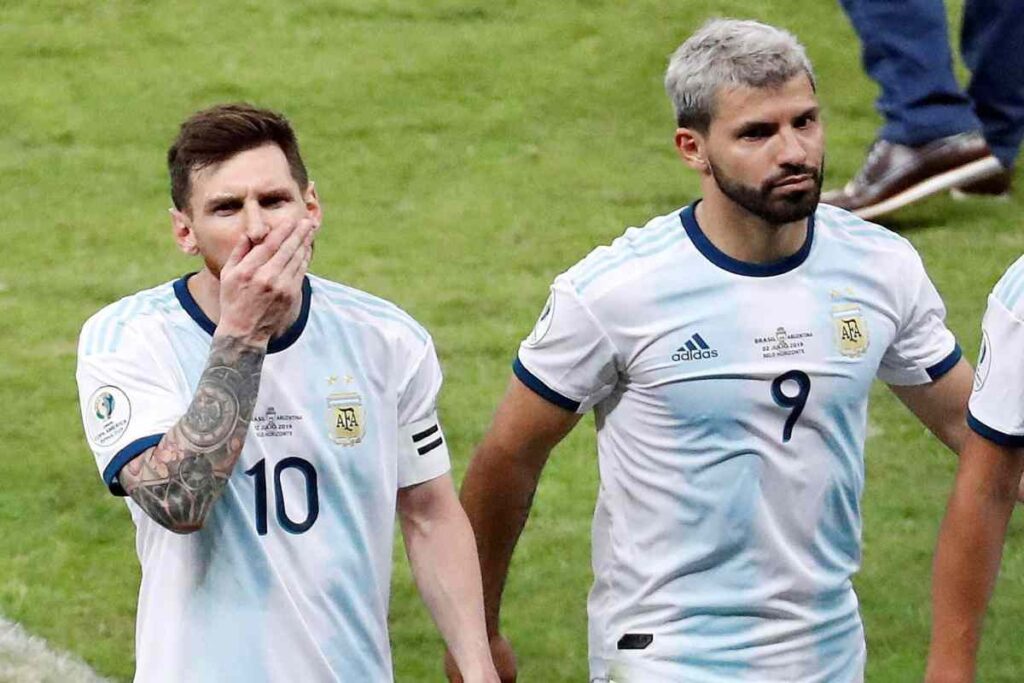 Aguero e Messi Argentina